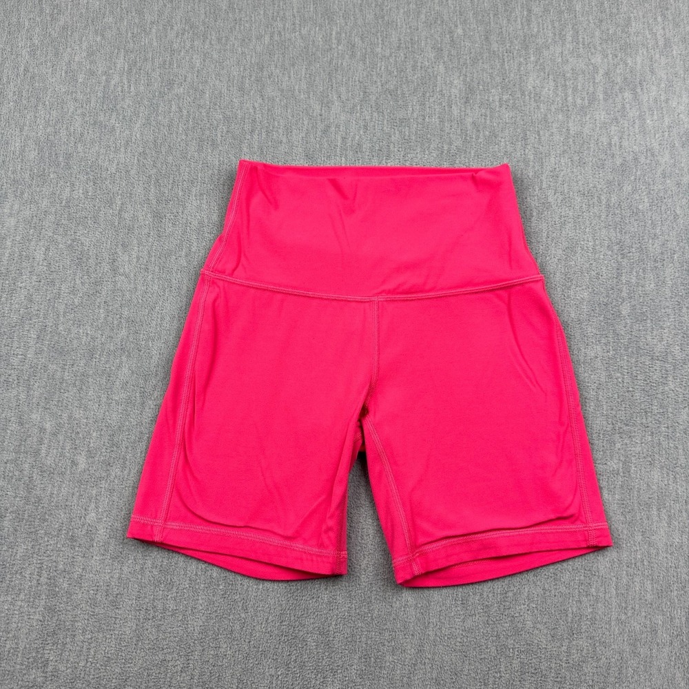 Lululemon Shorts Womens 4 Pink Align High Rise Stretch Workout Gym Yoga Active